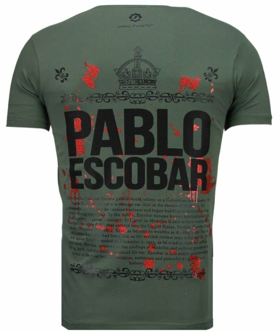 Camisetas local fanatic | Camiseta Hombre - Crime Boss - Verde