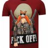 Camisetas local fanatic | Camiseta Hombre - Bandit Chief - Burdeos