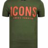 Camisetas local fanatic | Camiseta Hombre - Icons - Verde