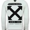 Sudaderas local fanatic | Sudadera Hombre - Off Cross- Blanco