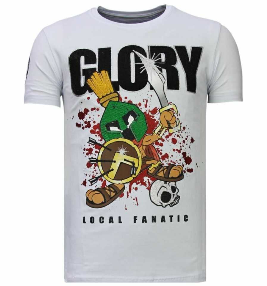 Camisetas local fanatic | Camiseta Hombre - Glory Martial - Blanco