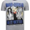 Camisetas local fanatic | Camiseta Hombre - Bad Girls Do It Better - Gris