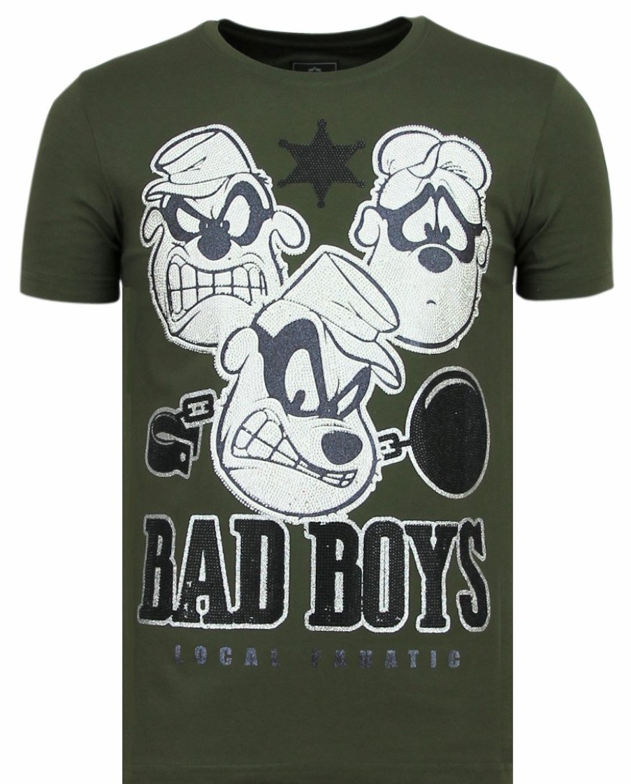 Camisetas local fanatic | Camiseta Hombre - Beagle Boys - Verde