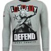 Sudaderas local fanatic | Sudadera Hombre - Loyalty Marilyn - Gris