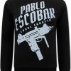 Sudaderas local fanatic | Sudadera Hombre - Pablo Escobar Uzi – Negro