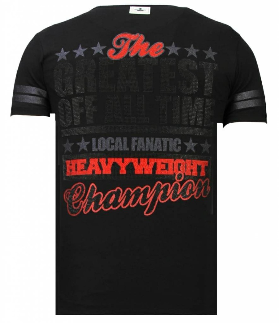 Camisetas local fanatic | Camiseta Hombre - Greatest Of All Time - Negro