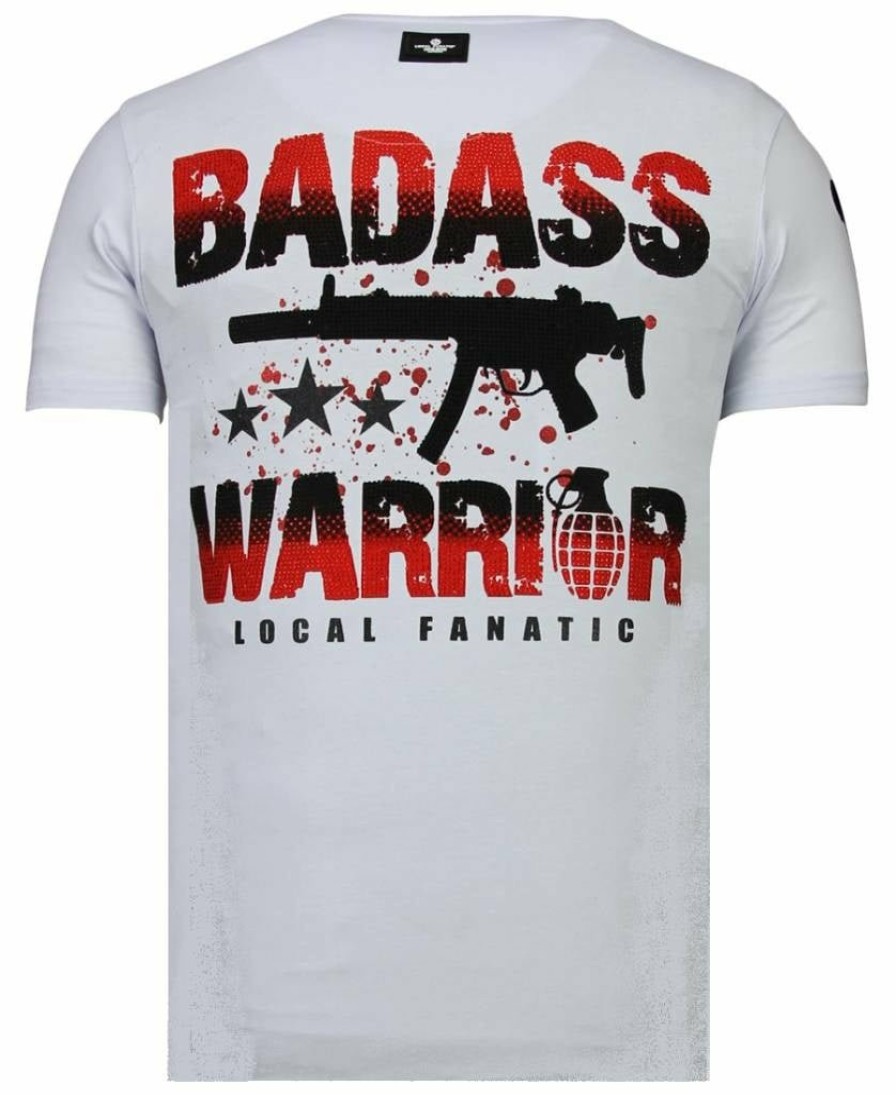 Camisetas local fanatic | Camiseta Hombre - Punisher Mickey - Blanco