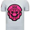 Camisetas local fanatic | Camiseta Hombre - Mario Neon - Blanco