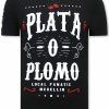 Camisetas local fanatic | Camiseta Hombre - Plata O Plomo - Negro