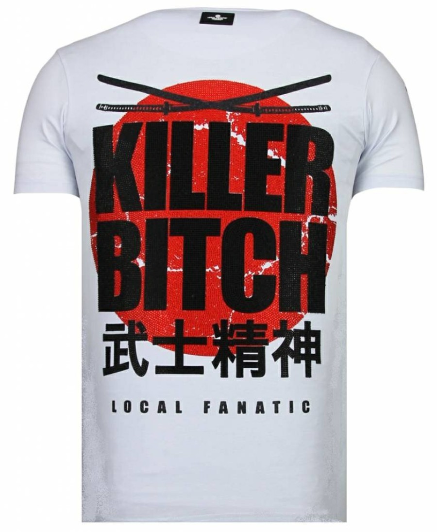 Camisetas local fanatic | Camiseta Hombre - Killer Bitch - Blanco