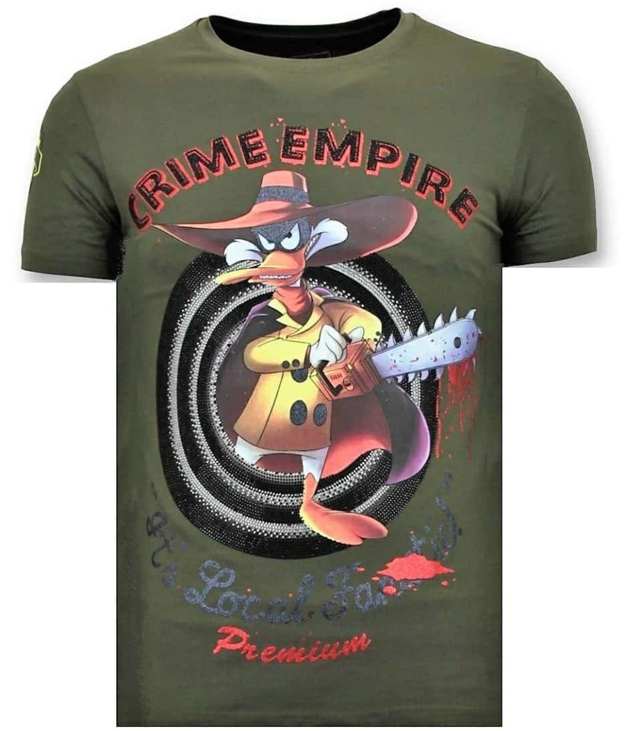 Camisetas local fanatic | Camiseta Hombre - Crime Empire - Verde