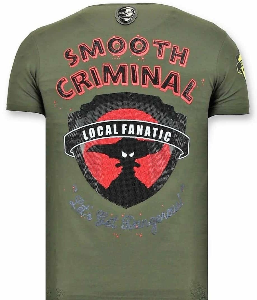 Camisetas local fanatic | Camiseta Hombre - Crime Empire - Verde