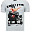 Camisetas local fanatic | Camiseta Hombre - Daffy Montana - Blanco