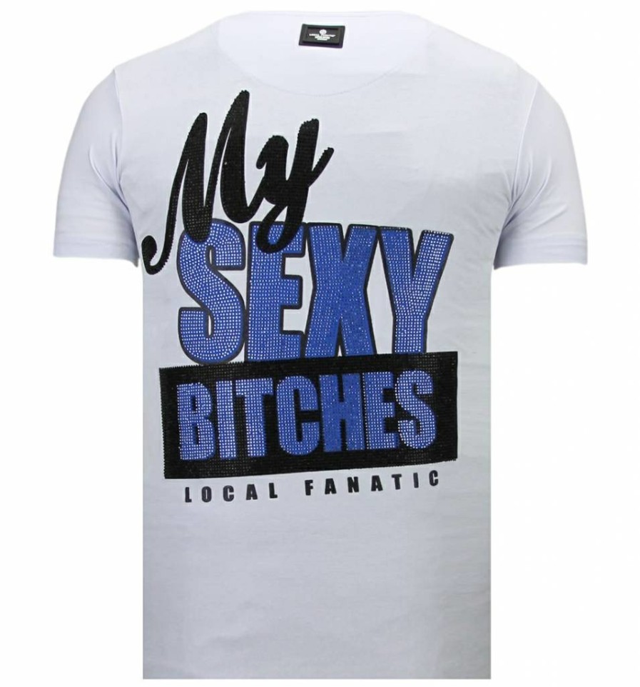 Camisetas local fanatic | Camiseta Hombre - Bad Girls Do It Better - Blanco