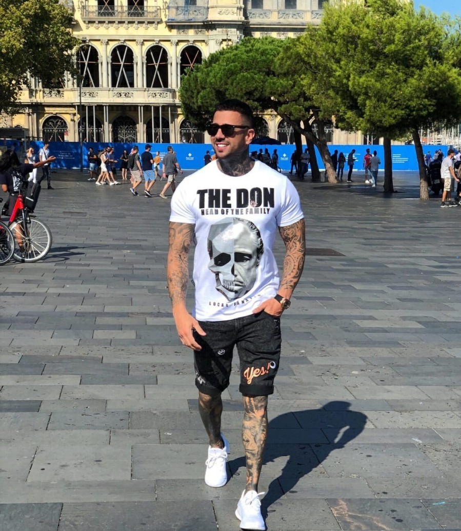 Camisetas local fanatic | Camiseta Hombre - The Don Skull - Blanco