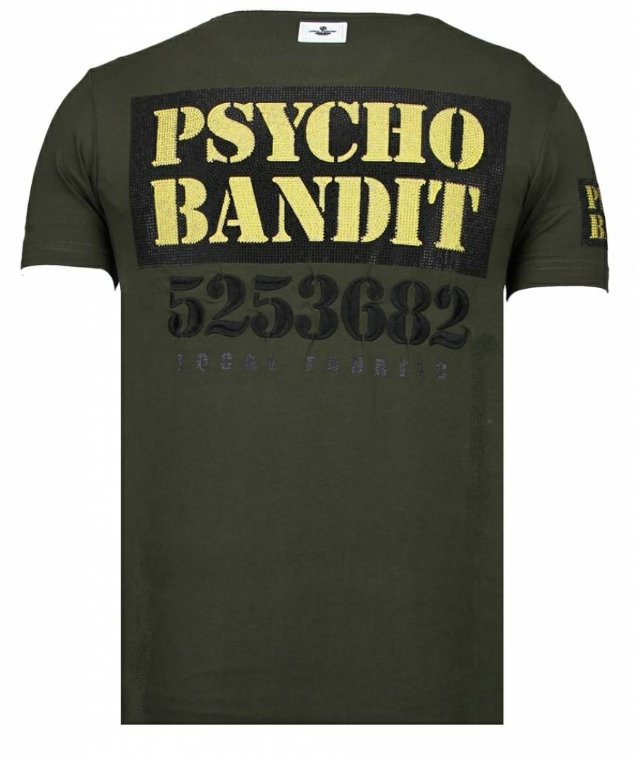 Camisetas local fanatic | Camiseta Hombre - Bad Dog - Verde