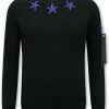 Sudaderas local fanatic | Sudadera Hombre - Royal Stars - Negro / Azul