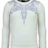 Sudaderas local fanatic | Sudadera Hombre - Rhinestone Eagle- Blanco