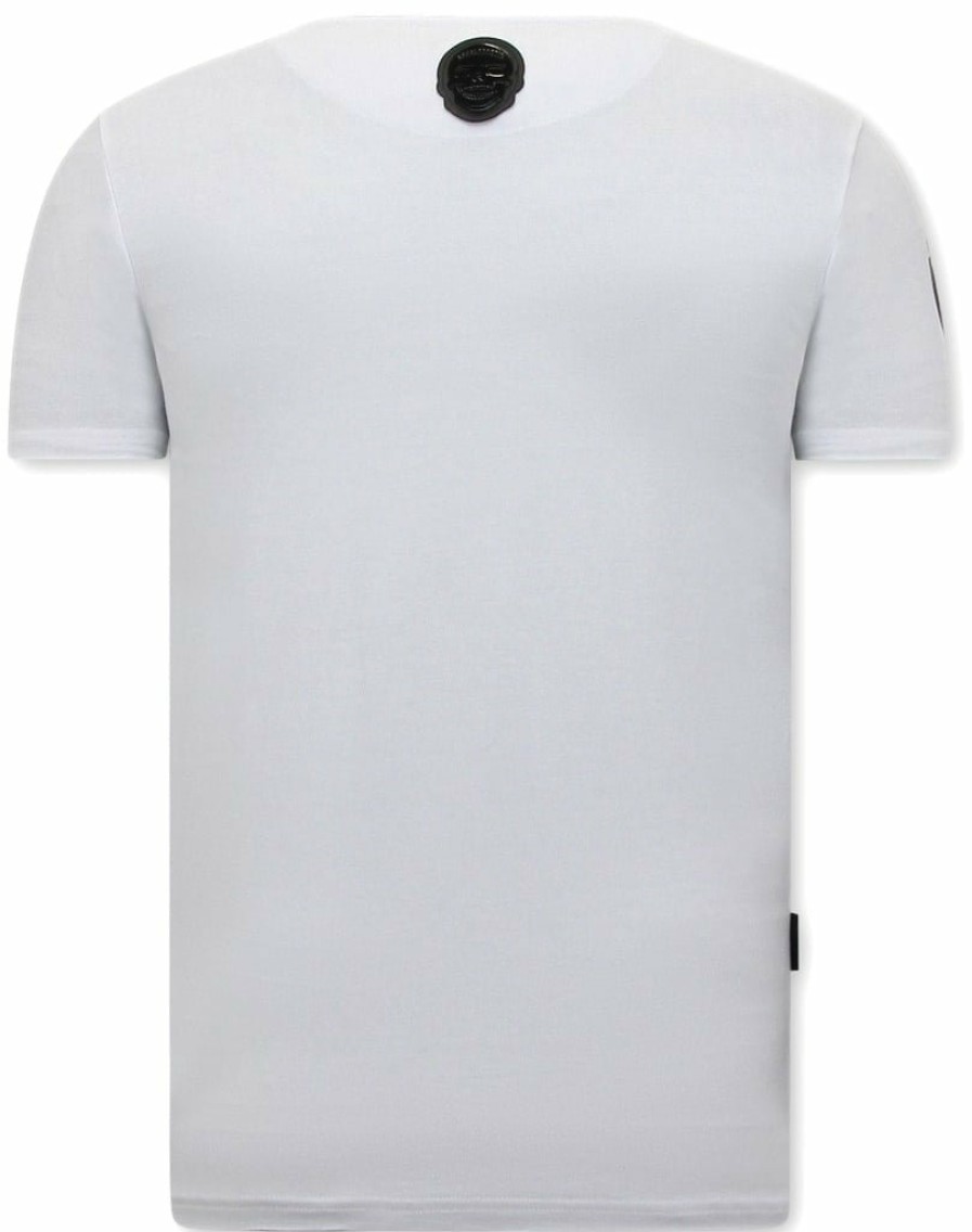 Camisetas local fanatic | Camiseta Hombre - Narcos Billionaire - Blanco