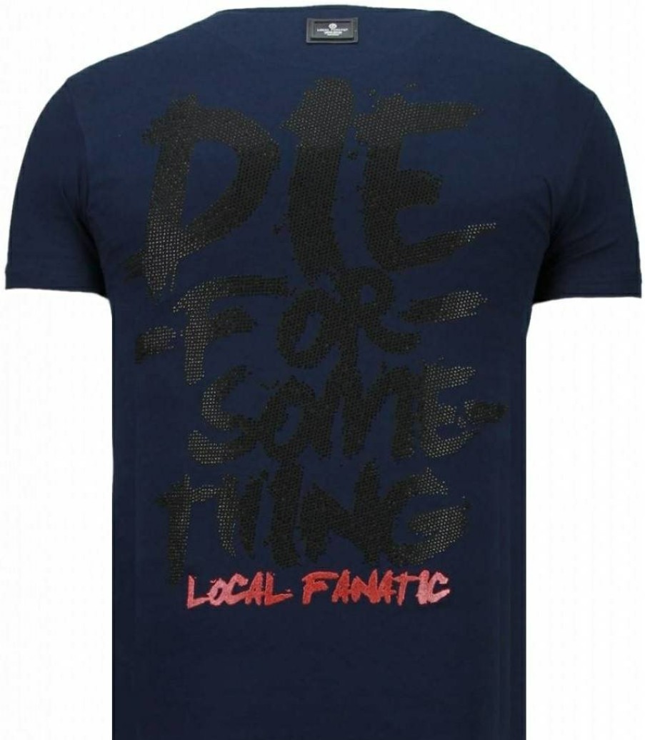 Camisetas local fanatic | Camiseta Hombre - Rambo - Azul