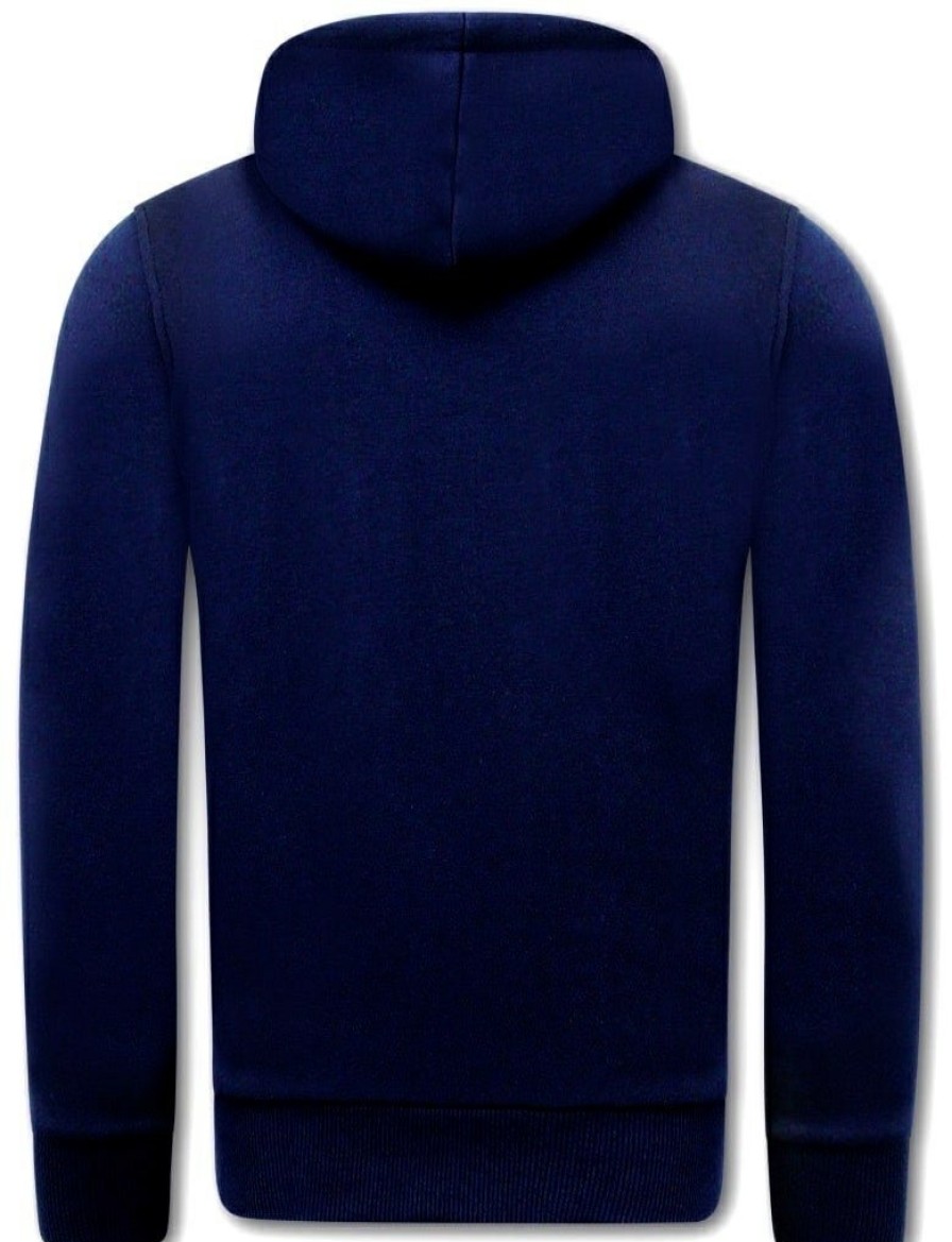 Sudaderas local fanatic | Hombres Con Capucha - The Rock - Azul