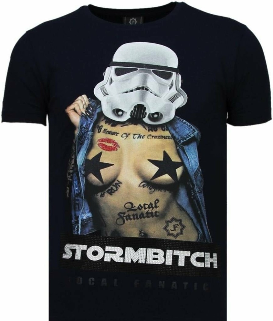 Camisetas local fanatic | Camiseta Hombre - Stormbitch - Azul