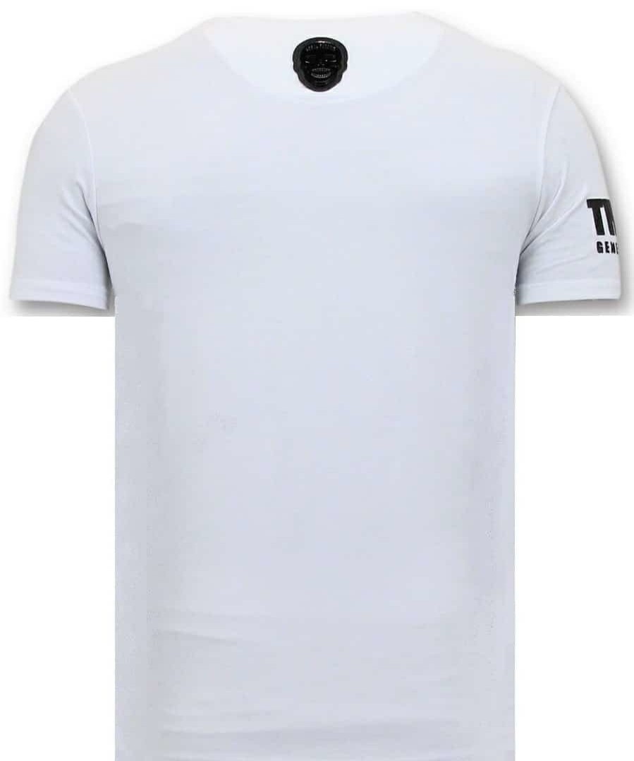 Camisetas local fanatic | Camiseta Hombre - Padrino Corleone - Blanco