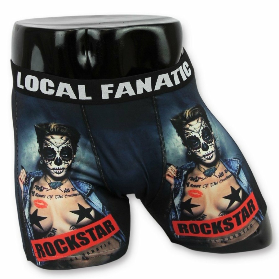 Boxers local fanatic | Boxer Hombre - Rockstar - Negro