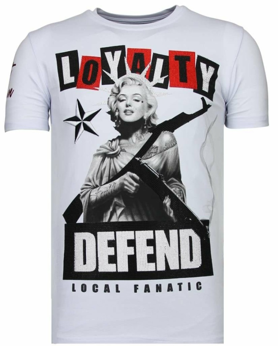 Camisetas local fanatic | Camiseta Hombre - Loyalty Marilyn - Blanco