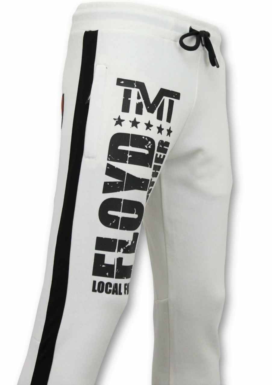 Chandals local fanatic | Pantalones De Chandal Hombres- Tmt Floyd Mayweather - Blanco