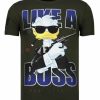 Camisetas local fanatic | Camiseta Hombre - Like A Boss - Verde