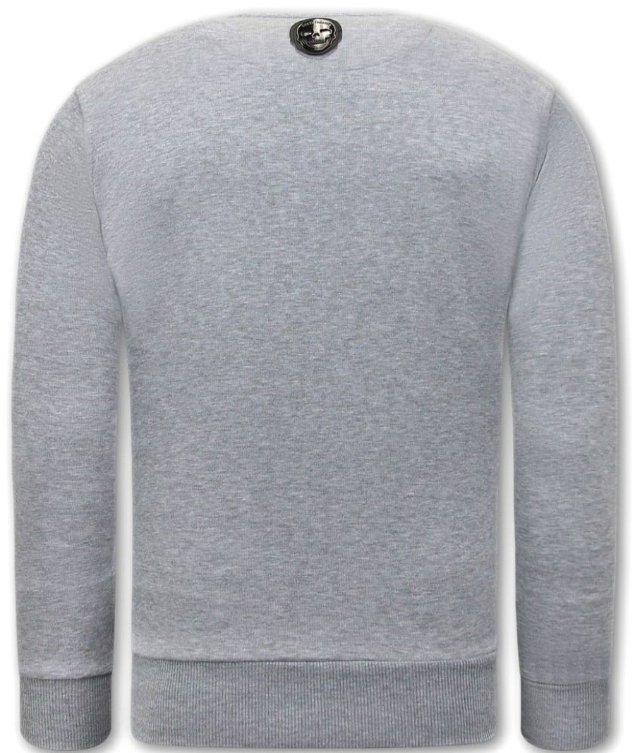 Sudaderas local fanatic | Sudadera Hombre - The Chuck - Gris