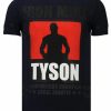 Camisetas local fanatic | Camiseta Hombre - Ironmike Tyson - Azul