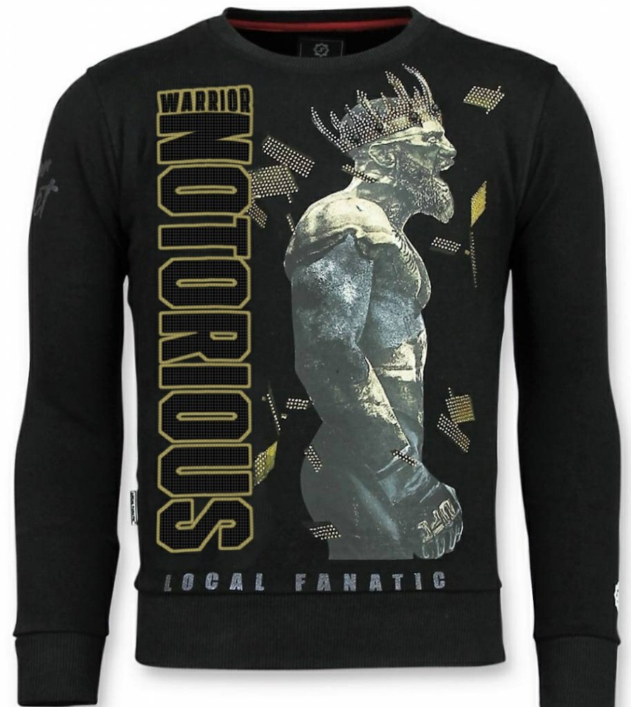 Sudaderas local fanatic | Sudadera Hombre - Conor Mcgregor Notorious - Negro