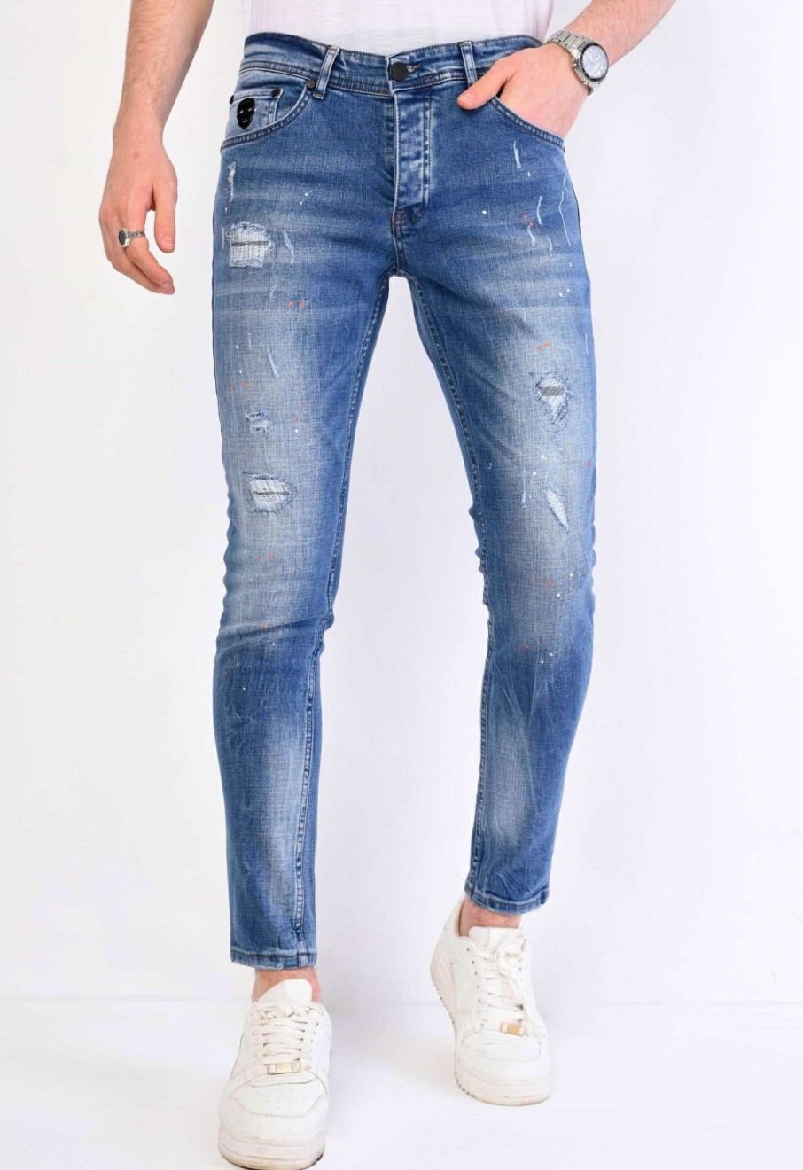 Vaqueros local fanatic | Jeans Hombre - Slim Fit - 1063 - Azul