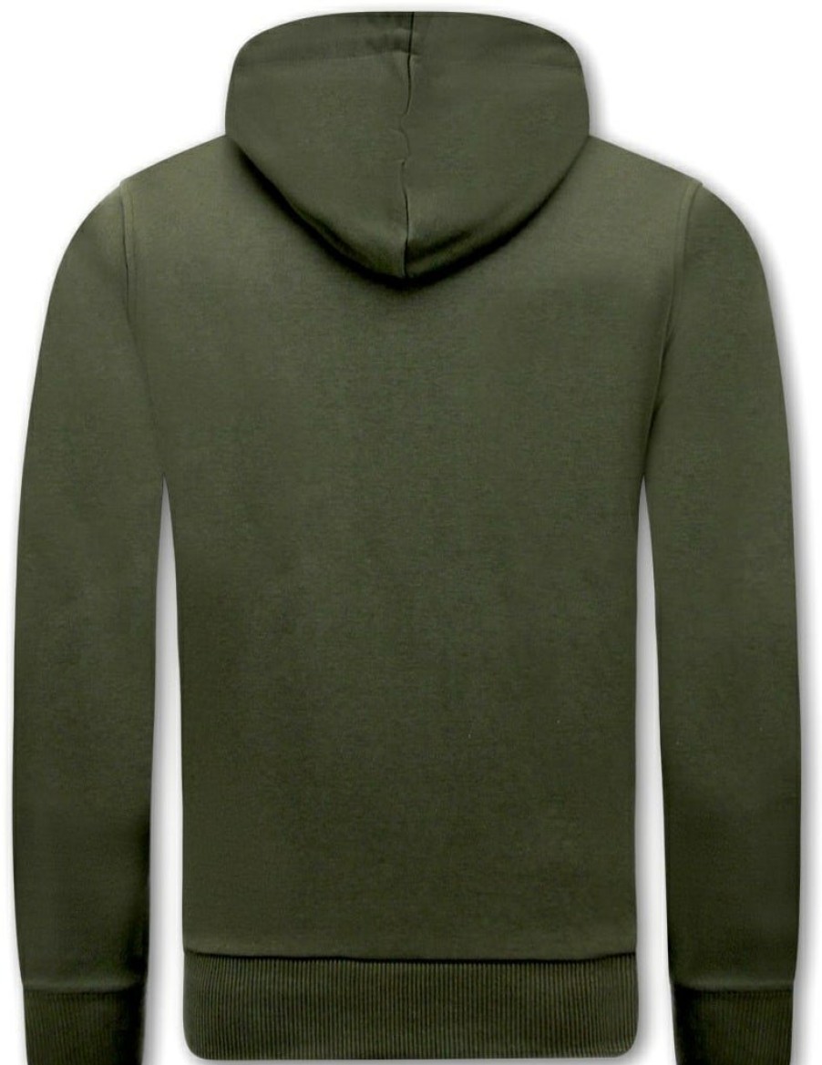 Sudaderas local fanatic | Hombres Con Capucha - Loaded Gun - Verde