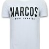 Camisetas local fanatic | Camiseta Hombre - Narcos - Blanco