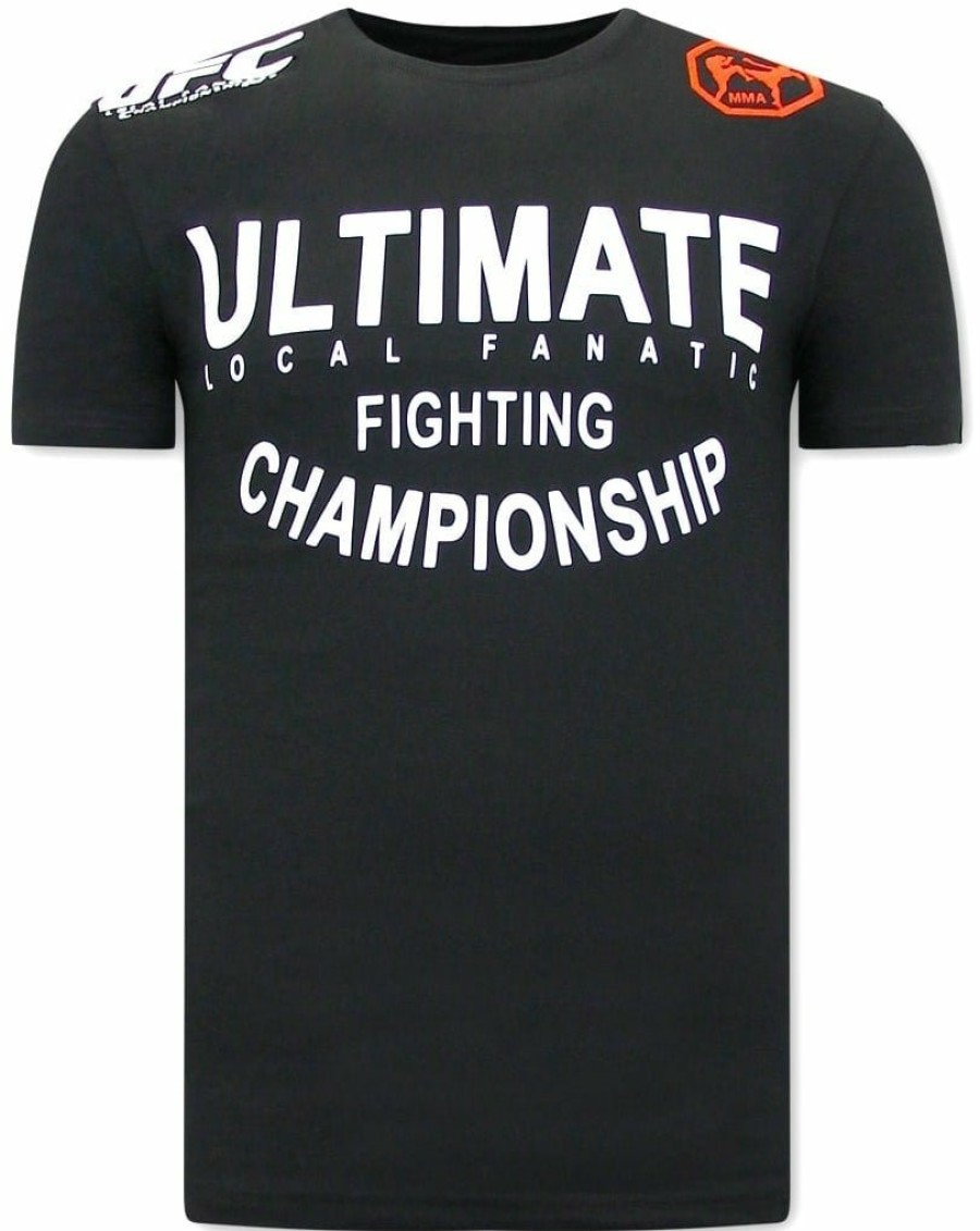 Camisetas local fanatic | Camiseta Hombre - Ufc Ultimate Fighting - Negro