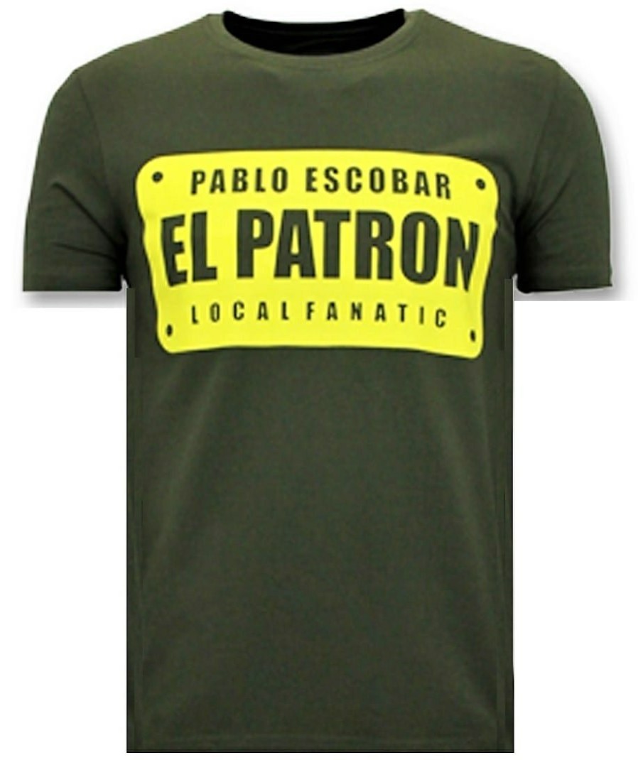 Camisetas local fanatic | Camiseta Hombre - El Patron - Verde