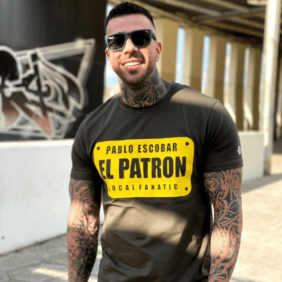 Camisetas local fanatic | Camiseta Hombre - El Patron - Verde