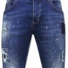 Pantalones Cortos local fanatic | Pantalones Cortos De Mezclilla Para Hombre - Slim Fit - 1035 - Azul