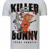 Camisetas local fanatic | Camiseta Hombre - Killer Bunny - Blanco