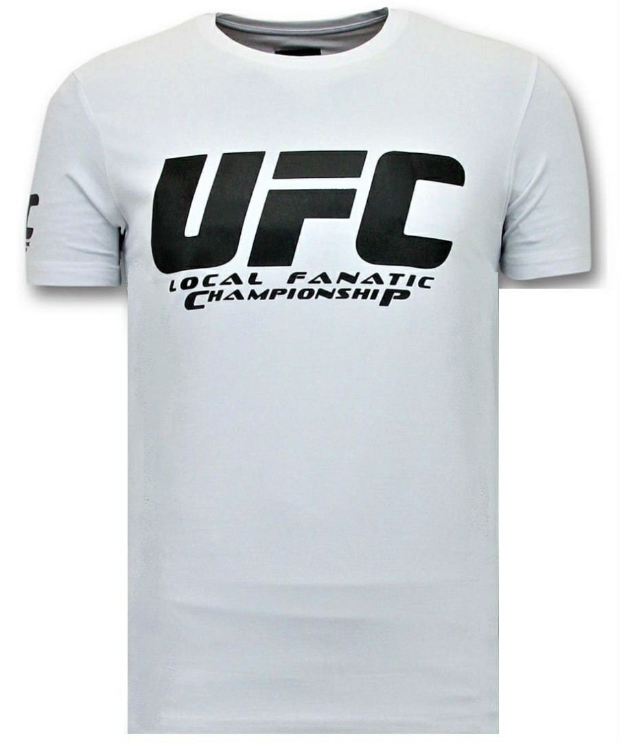 Camisetas local fanatic | Camiseta Hombre - Ufc Championship - Blanco