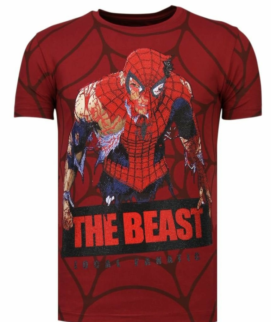 Camisetas local fanatic | Camiseta Hombre - The Beast Spider - Burdeos