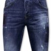 Pantalones Cortos local fanatic | Pantalones Cortos De Mezclilla Para Hombre - Slim Fit - 1020 - Azul